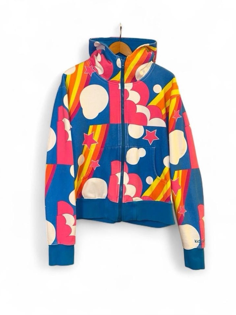 Kid Robot Lemar & Dauley Hoodie AOP Zip-Up Mens XXL Stars Numbered 220/228 2006